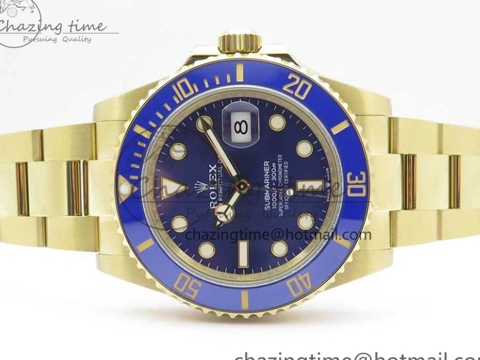 MiroTime 0506 Submariner 41mm 126618 LB YG BP Maker Best Edition Blue Dial on YG Bracelet DailyWear 2572
